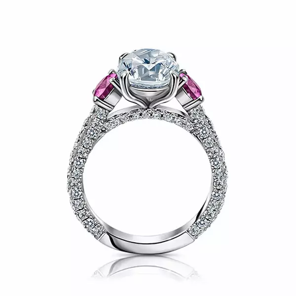 solitaire-bague-de-fiancaille-or-blanc-diamant-ovale-rond-saphir-rose-full-pave-(4)